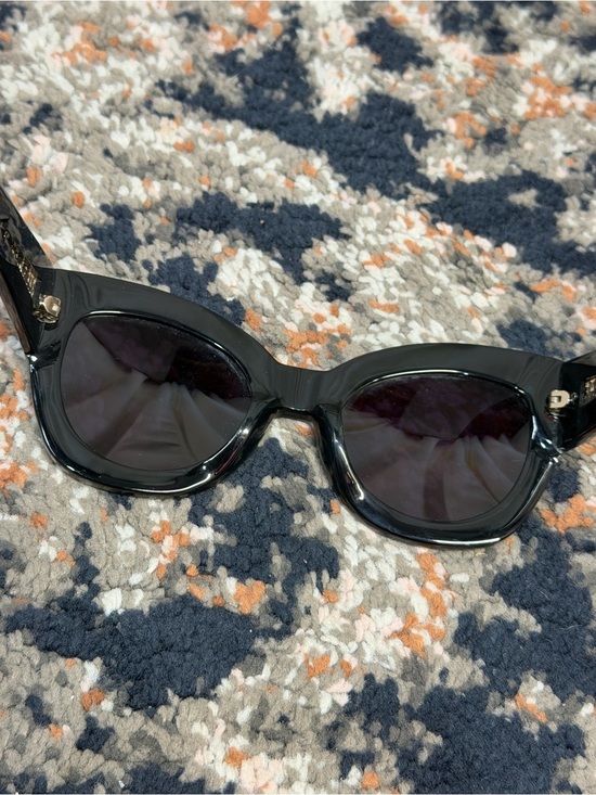 Karen Walker ‘Northern Lights’ Cat-Eye Sunglasses in Black w/ Case main image 6